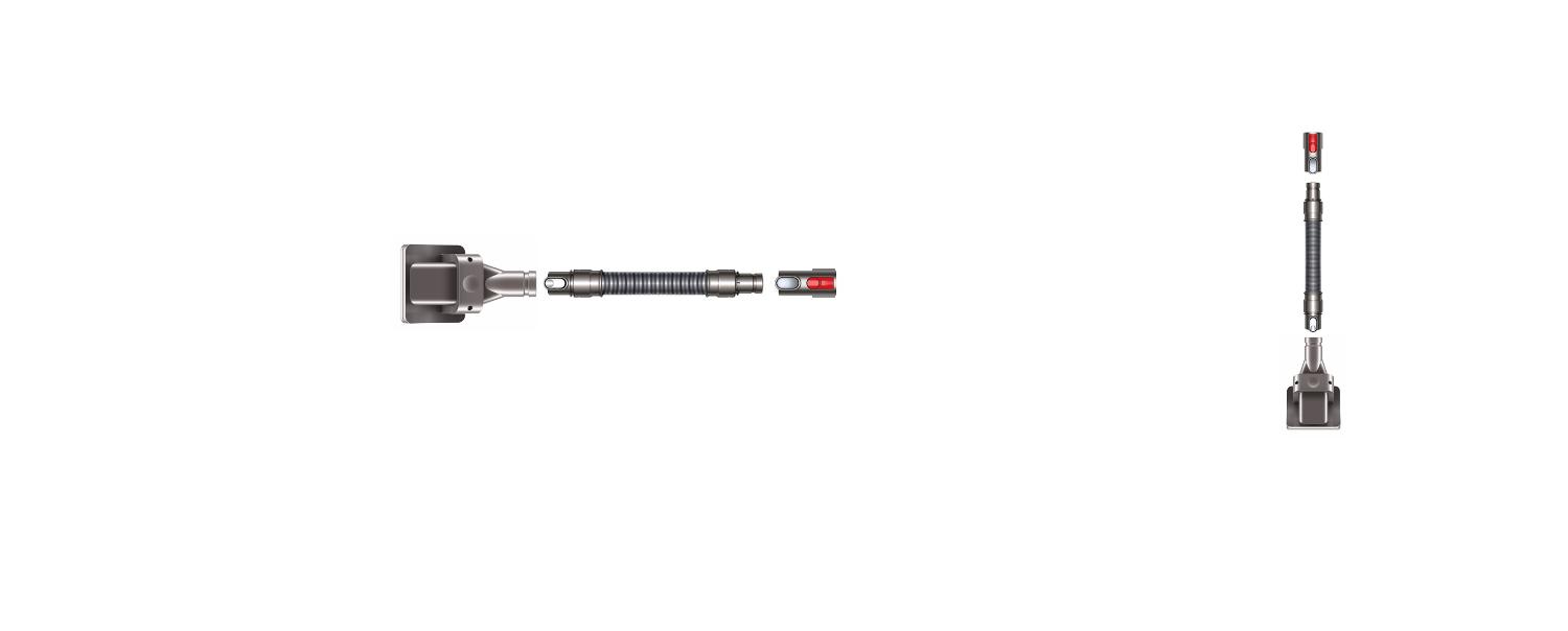 Extension hose connection with a quick-release adaptor