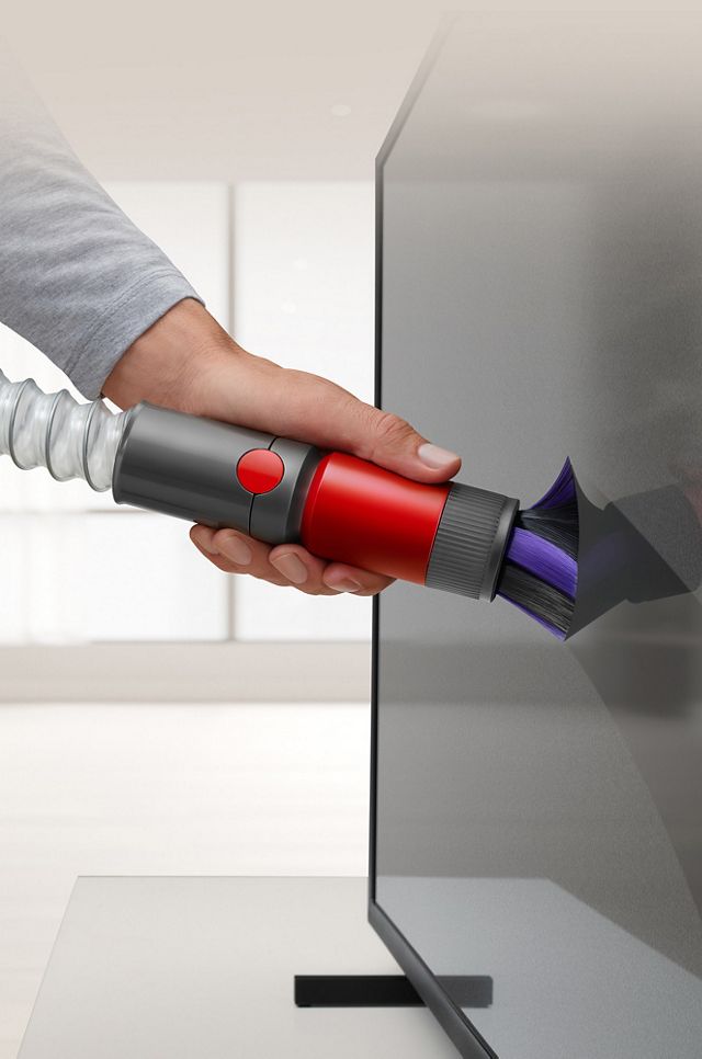 For Dyson V7 V8 V10 V11 V15 Flexible Crevice Tool & Horsehair Dust Brush -  Perfect for Cleaning Dryer Vent, Car Detailing & Small Spaces