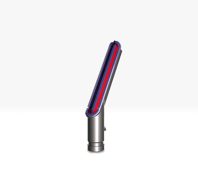 Carbon fiber soft dusting brush