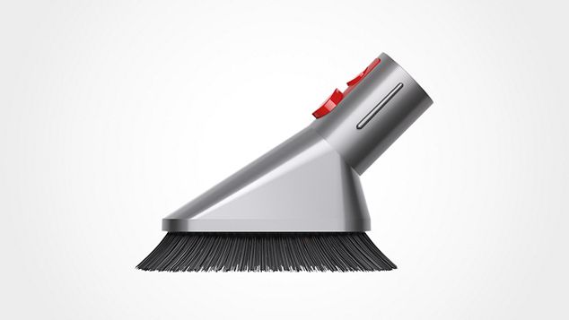 Close-up of Mini soft dusting brush