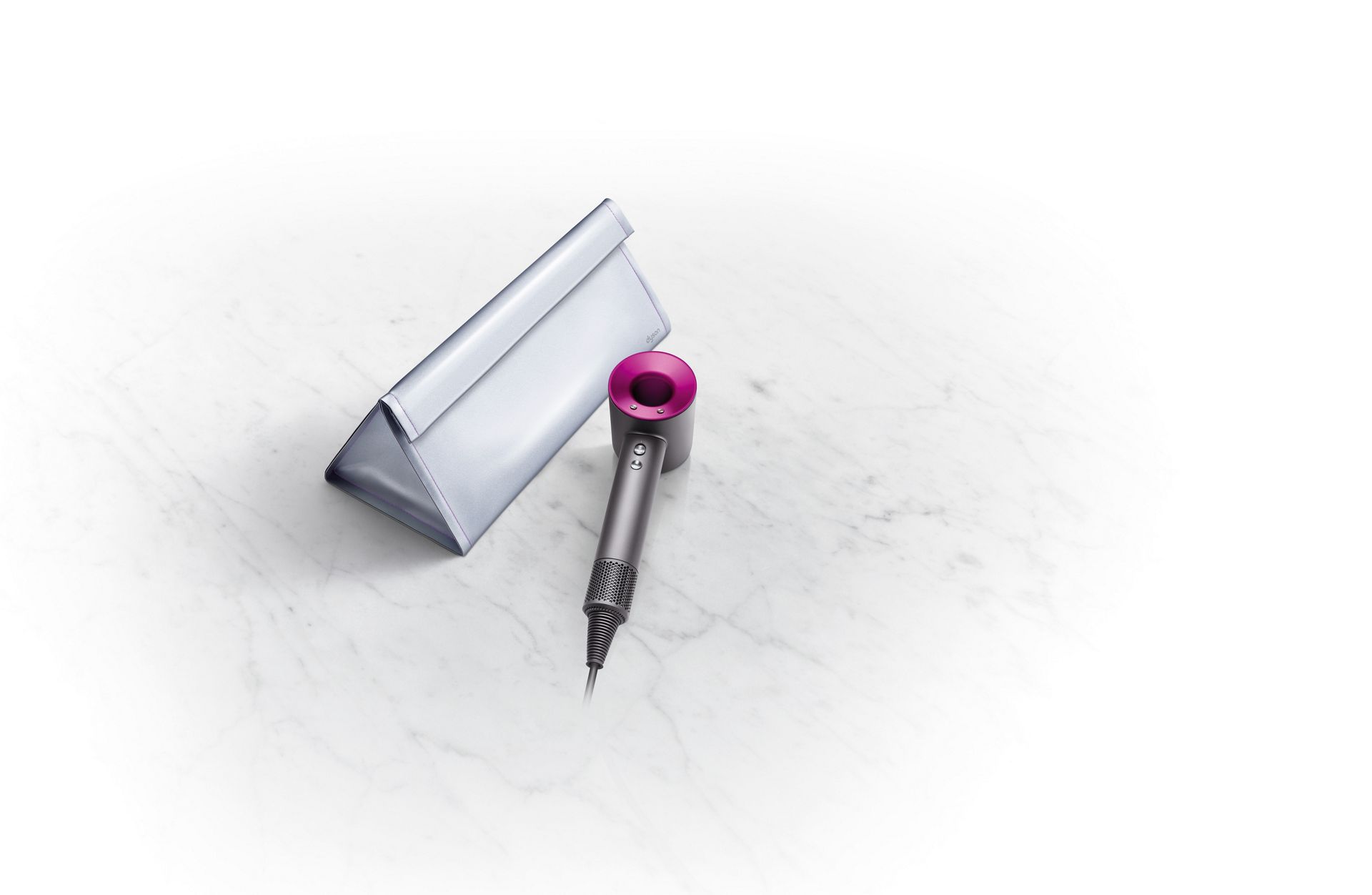 Bolsa de arrumação platinada para guardar o secador de cabelo Dyson Supersonic™