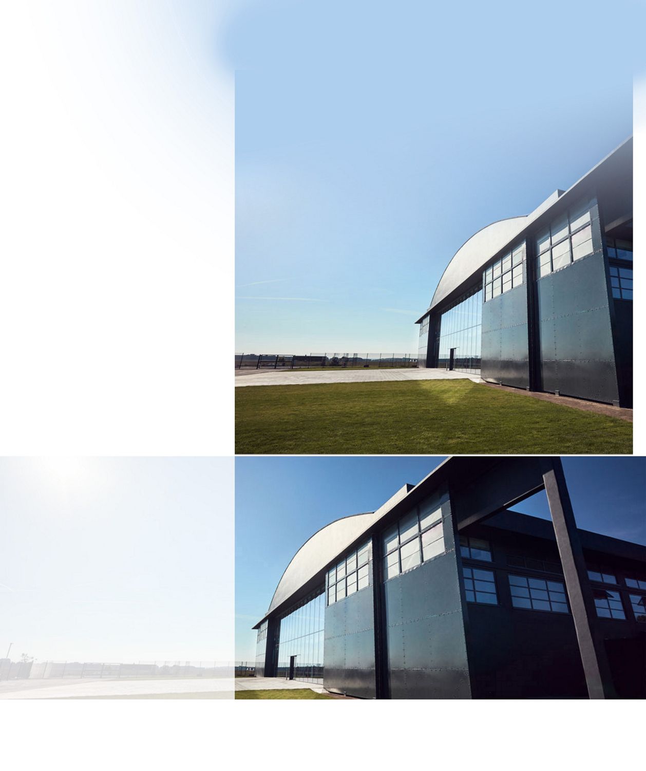 Hangar on the Hullavington campus. Hangar on the Hullavington campus.