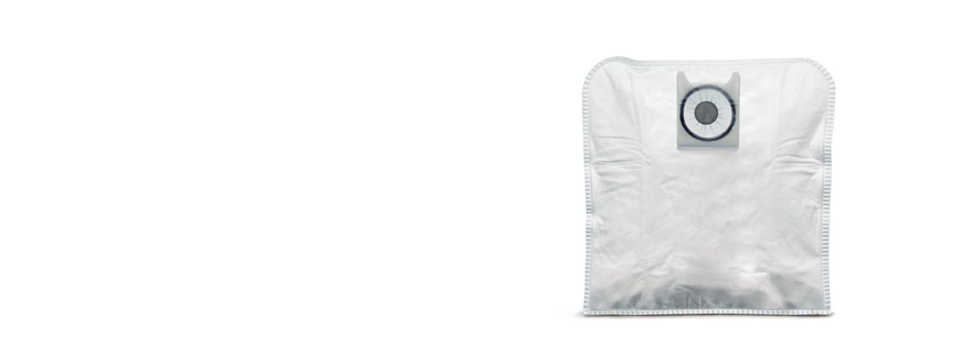 Bag used in traditional vacuum cleaners.
