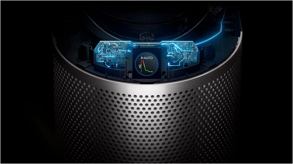 The technology inside a Dyson purifier.