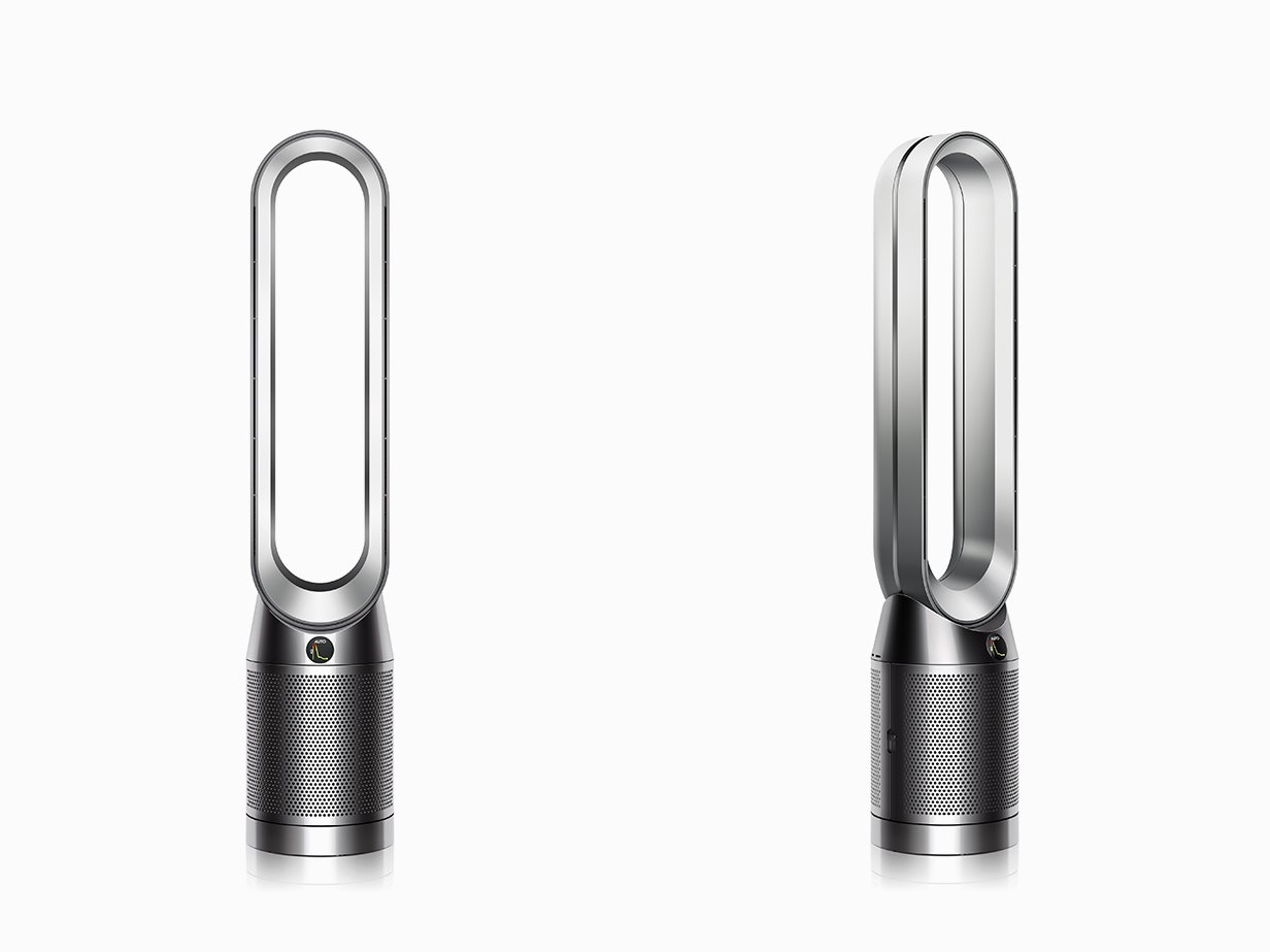 dyson-pure-cool-tower-black-nickel-spec front and side view