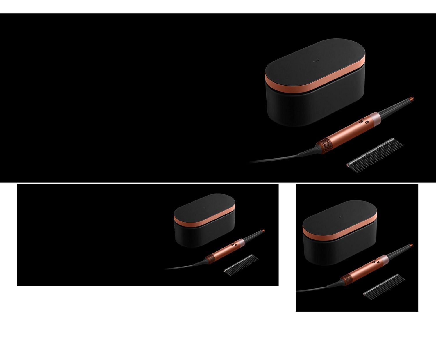 Dyson Airwrap i.d. on black background