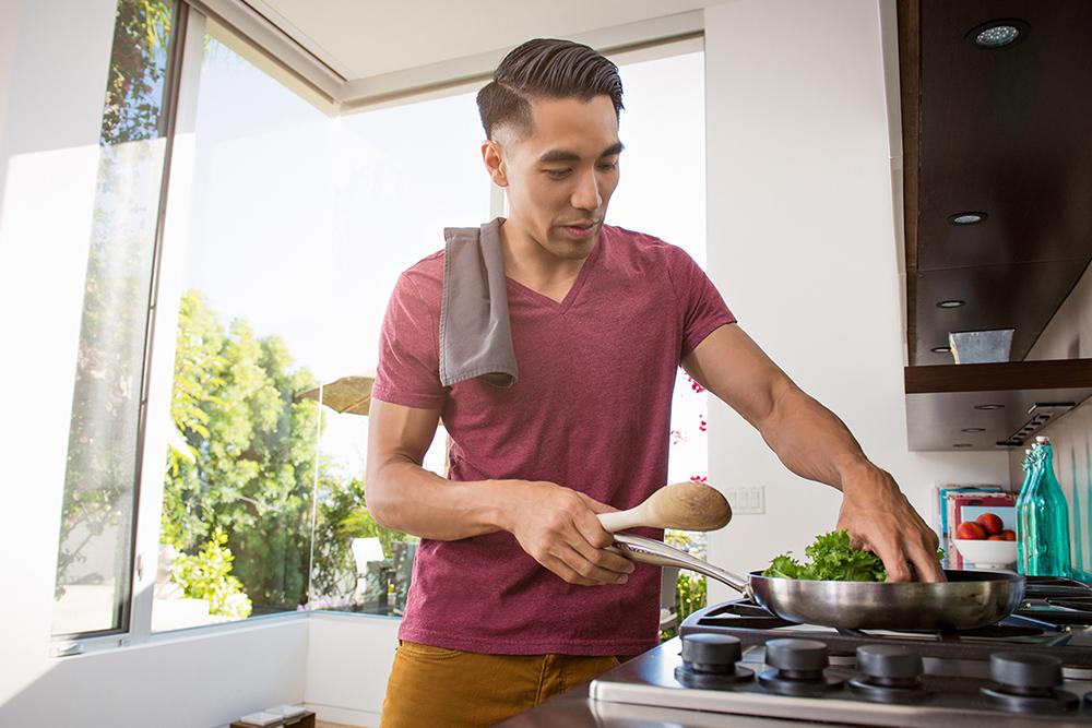 Indoor air quality cooking