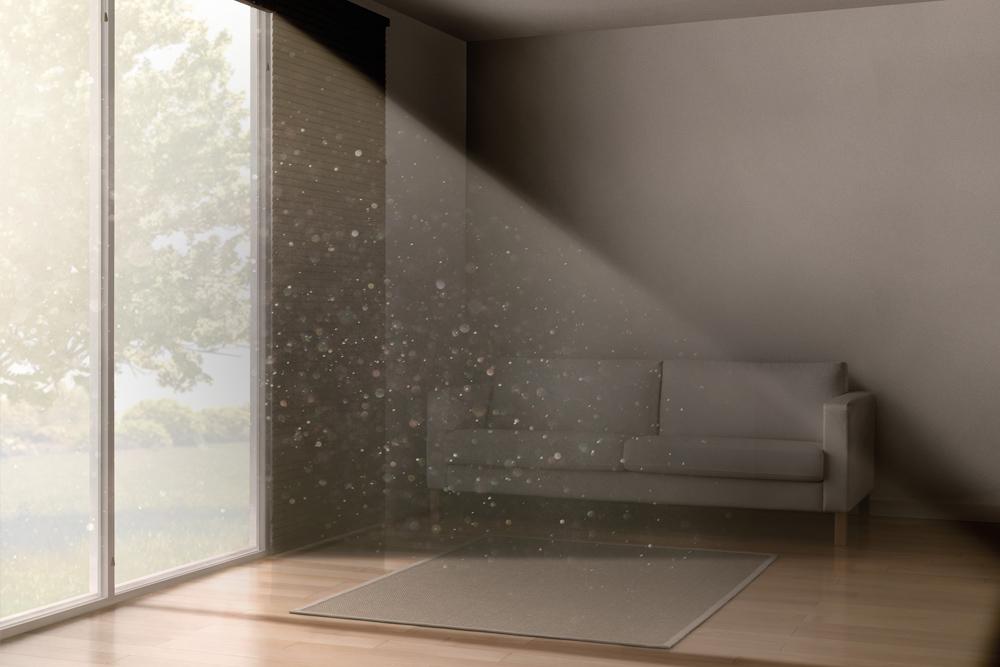 Indoor air quality particles