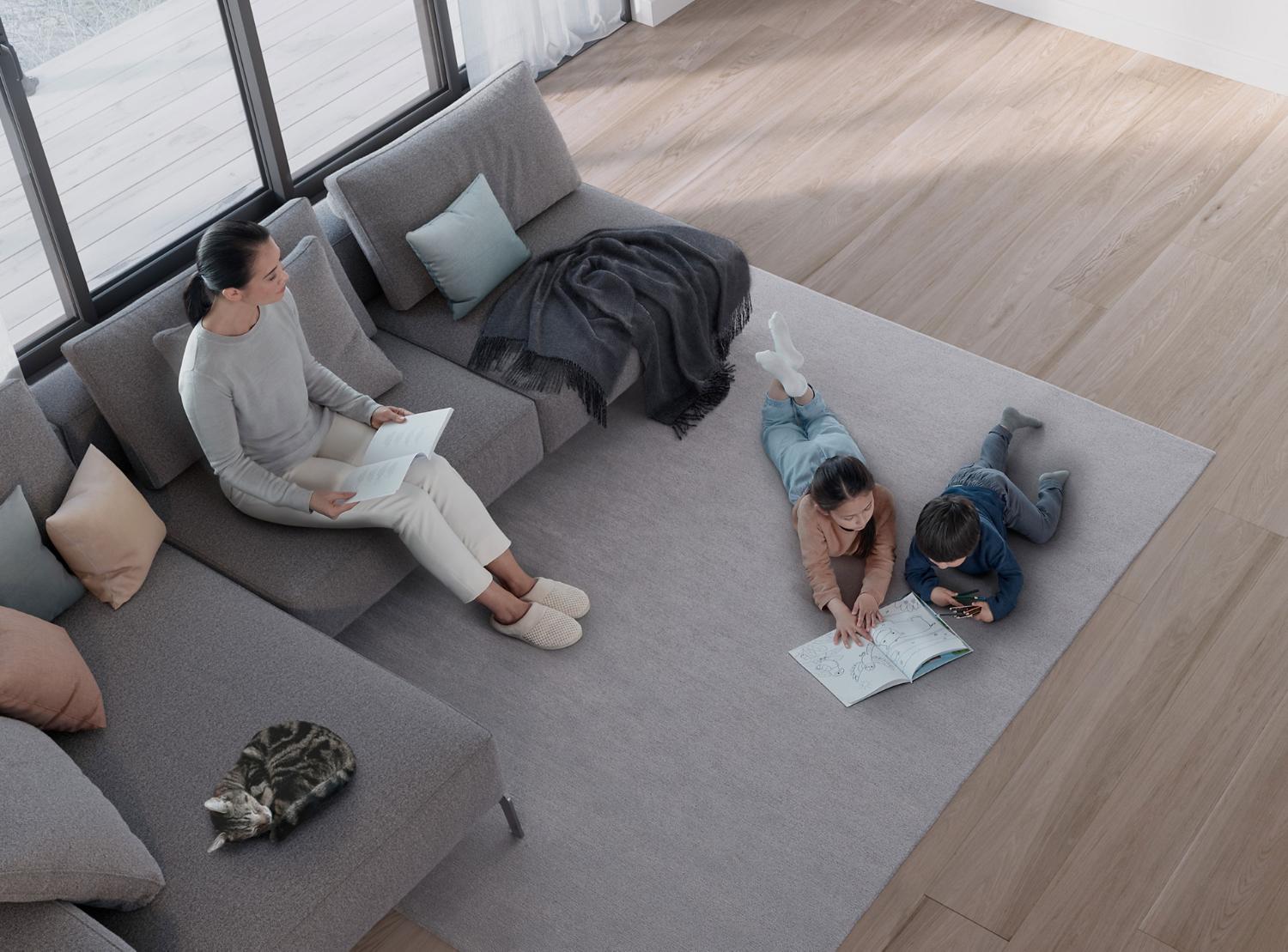 Clutter free living room