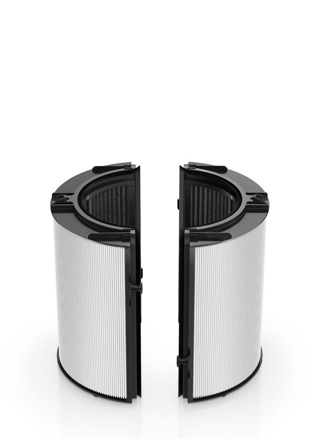 Purificateur d'air/radiateur/ventilateur sans pales formaldéhyde Dyson HP07  Hot + Cool, élimine les allergènes et les odeurs, blanc/argent