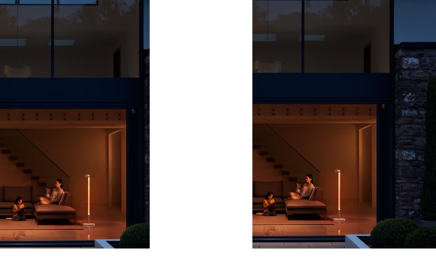 Dyson Solarcycle Morph™ Stehleuchte spendet Licht zum Lesen