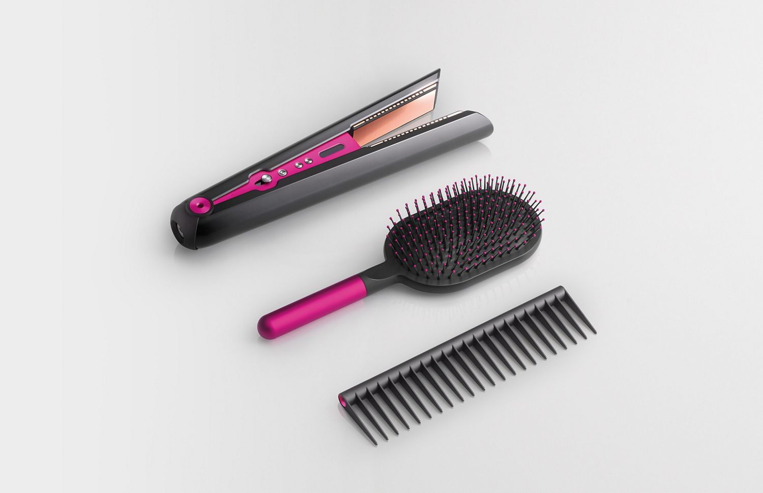 Lisseur Dyson Corrale edition speciale avec brosse plate et peigne démêlant