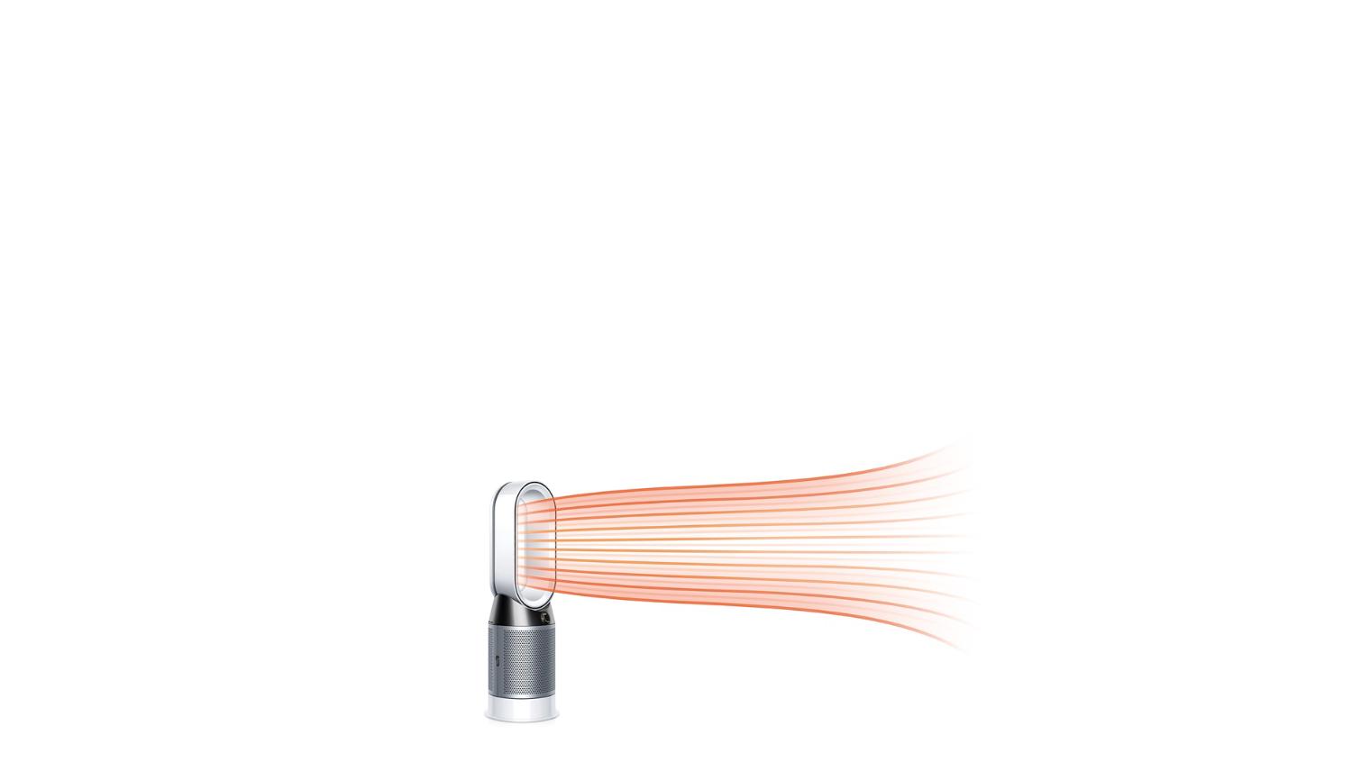 Dyson Pure Hot + Cool projecting purified air