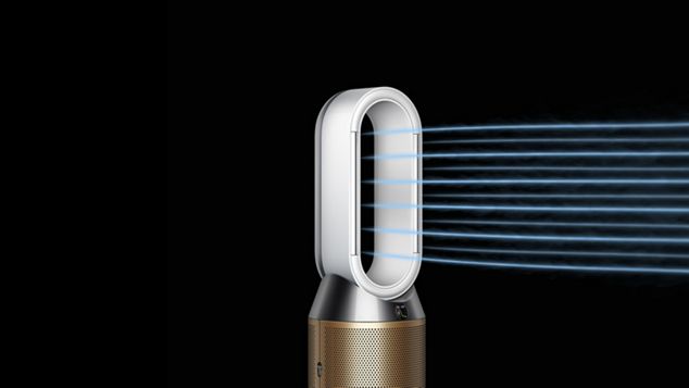 Dyson purifier humidifer in Diffused mode