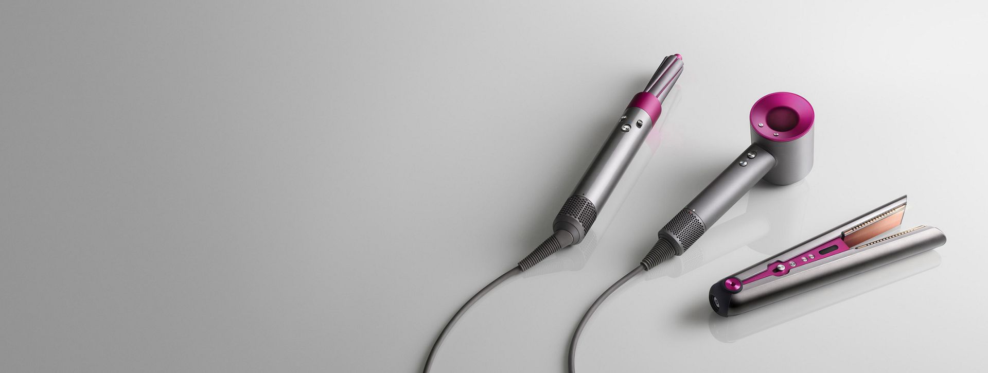 Dyson Airwrap™ Haarstyler, Dyson Supersonic™ Haartrockner und Dyson Corrale™ Haarglatter