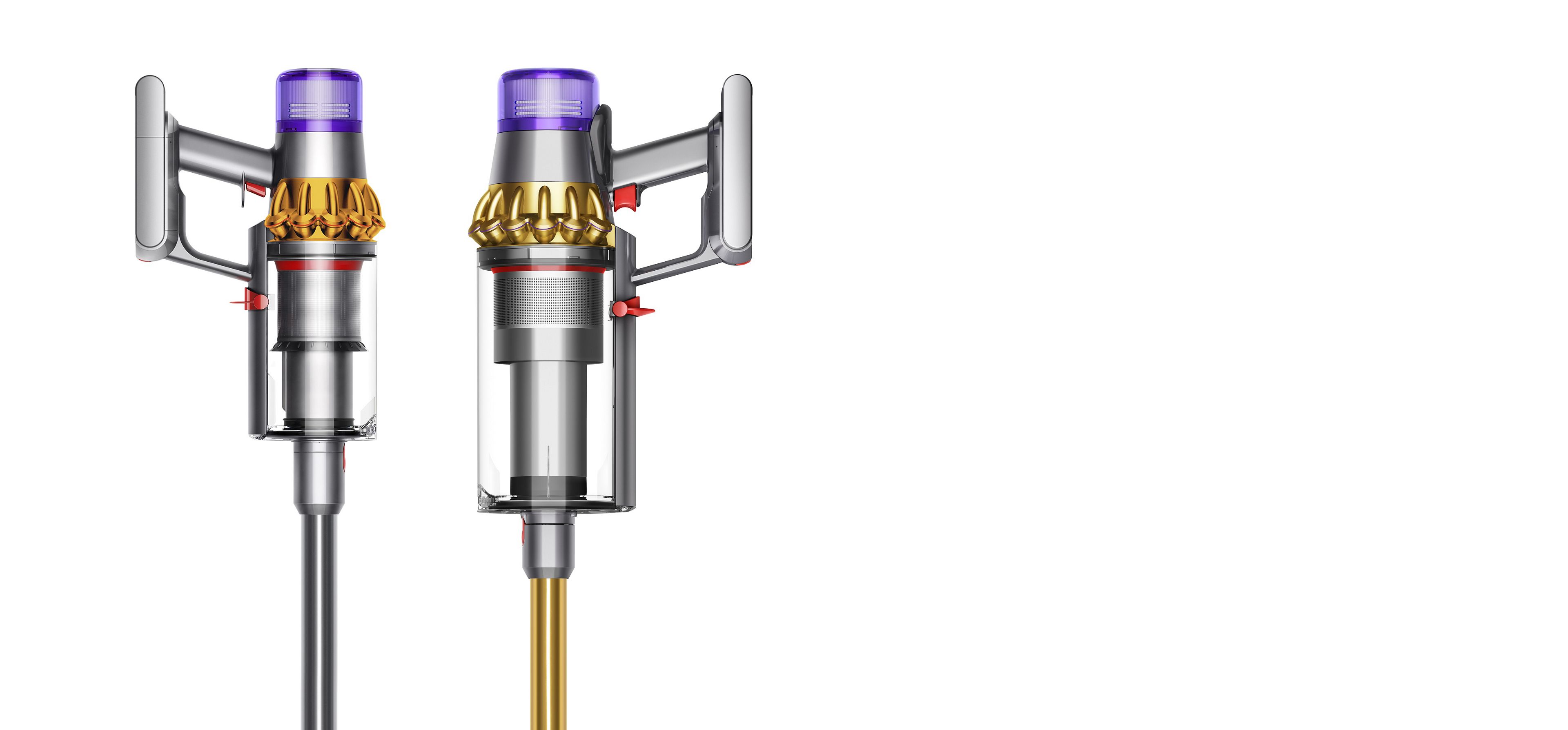 Dyson V11 Absolute alongside Dyson Outsize