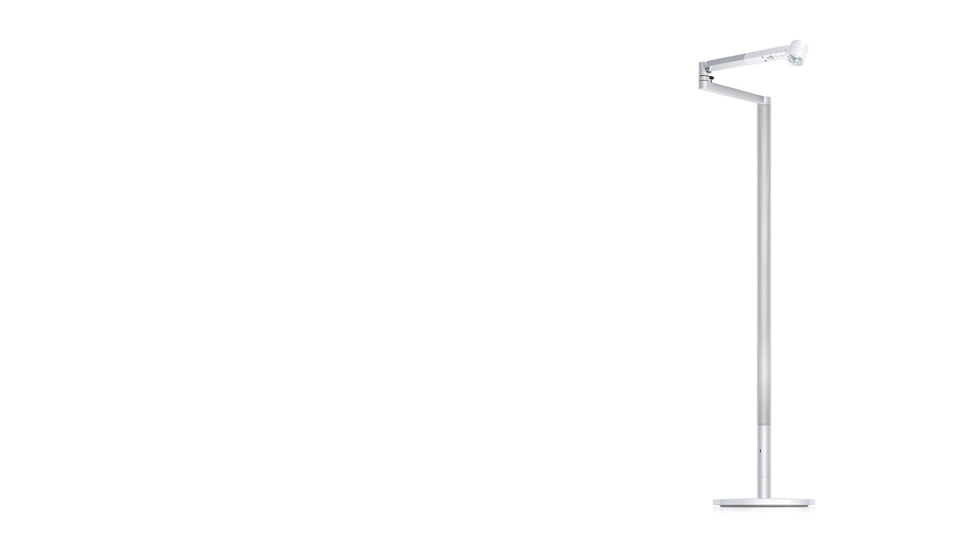La lampe en pied Dyson Solarcycle Morph permet de lire et travailler