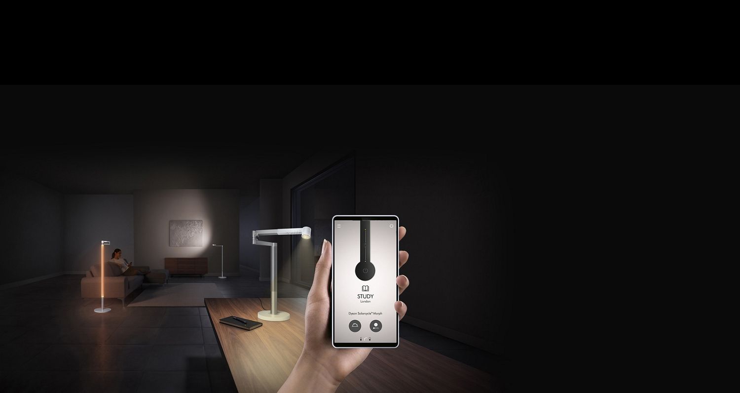 MyDyson app for Solarcycle Morph light