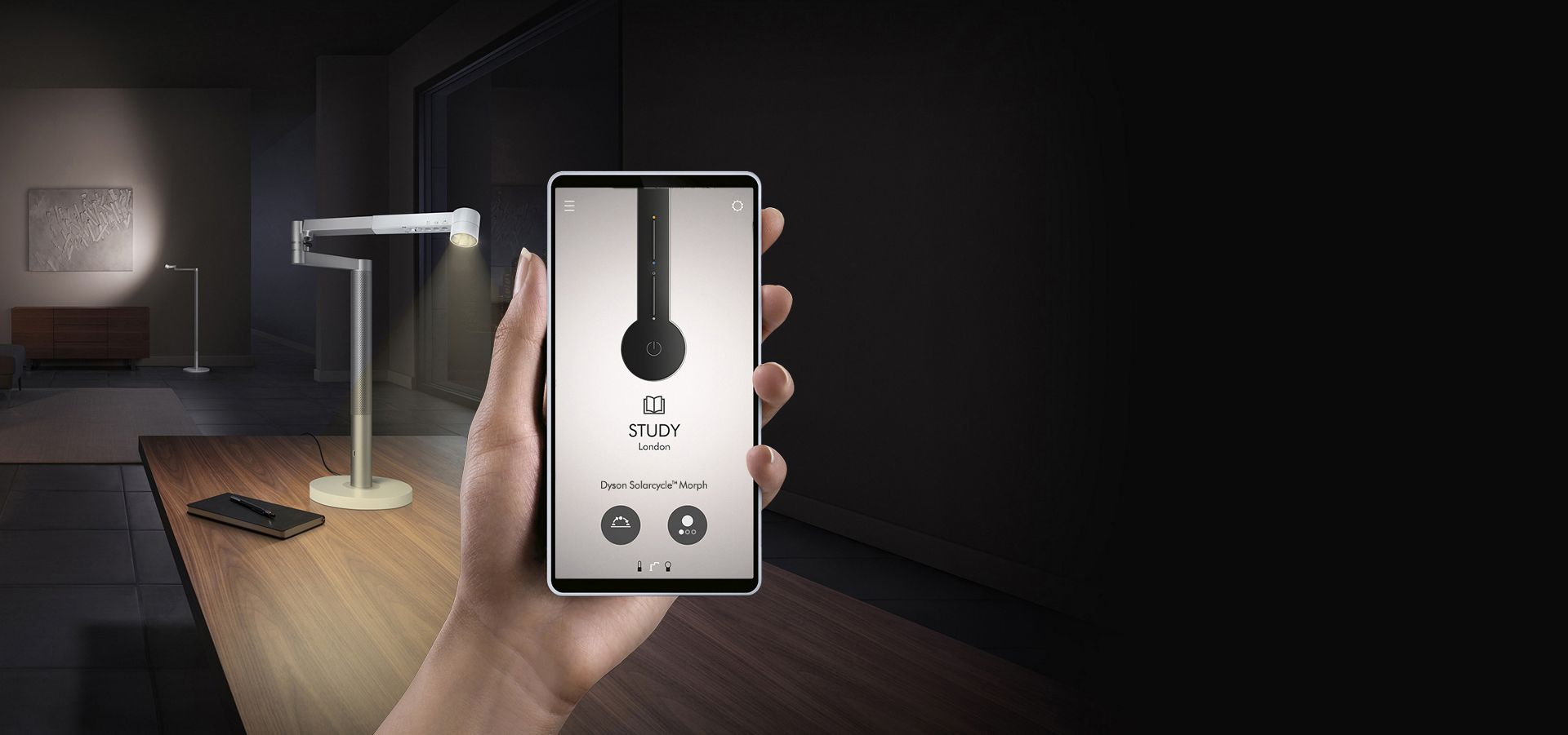 The Dyson Link App demonstration 