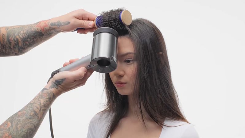 Dyson hair 2024 dryer videos