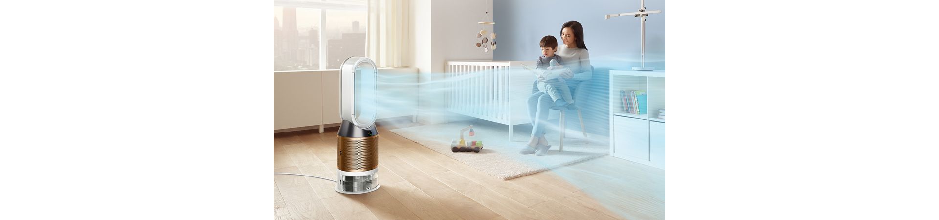 Raumluft befeuchten mit Dyson 
