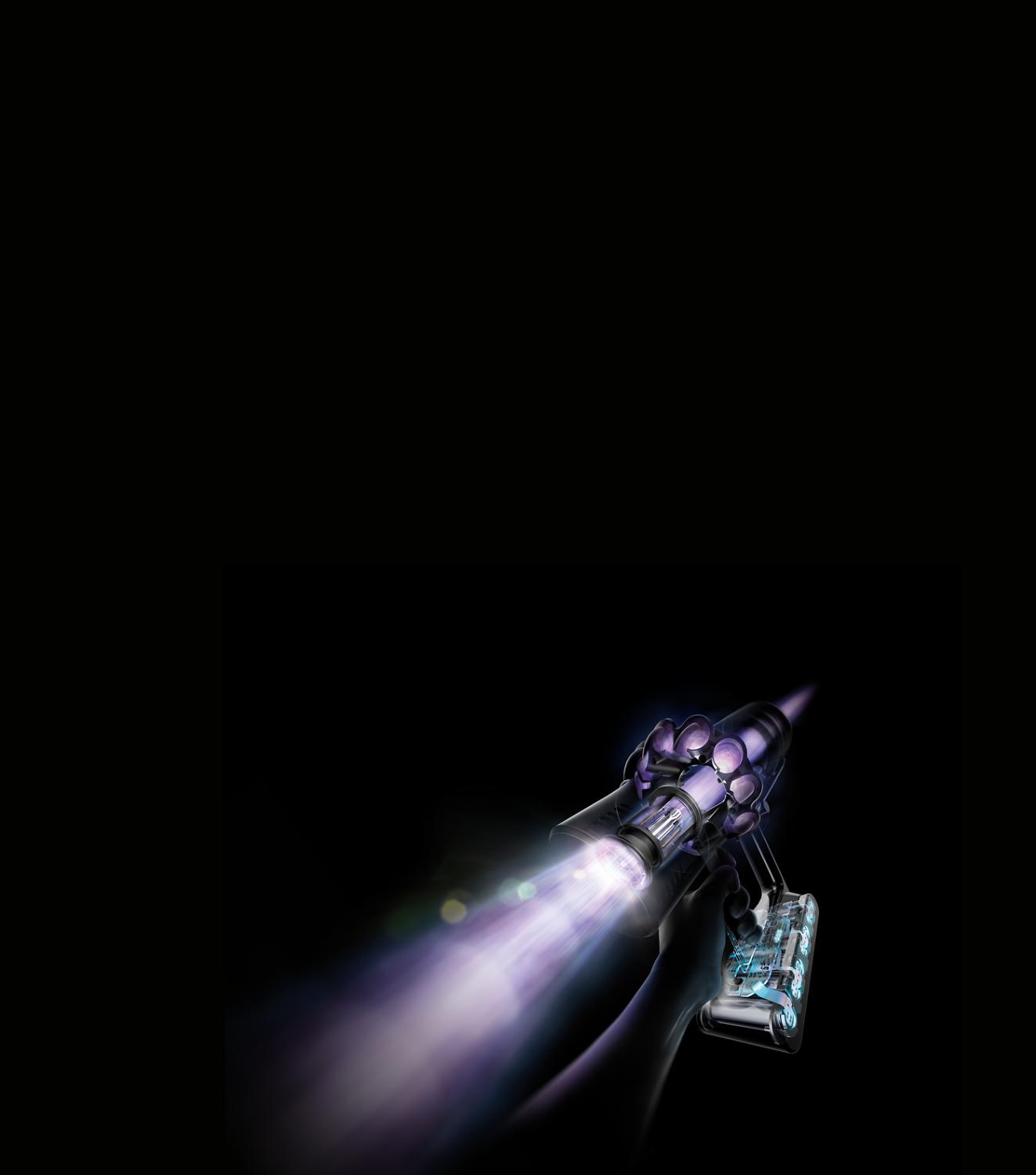 The Dyson Cyclone V10™ vacuum cleaner.