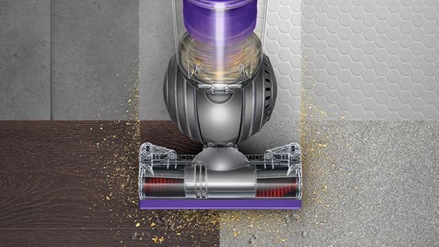 Dyson Ball Animal 2 pro vacuuming on different types of surfaces