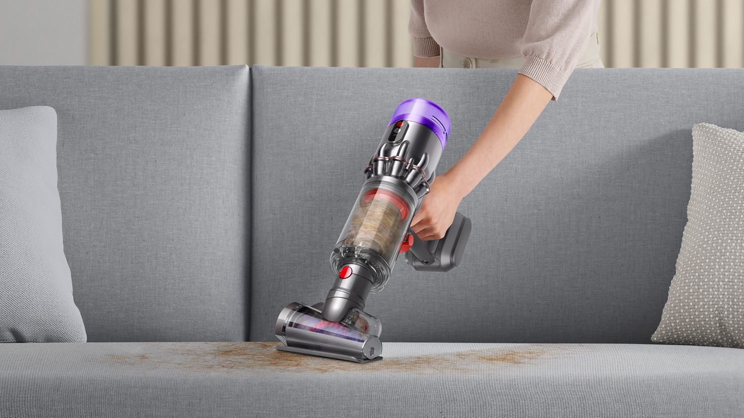 Dyson hand shop held hoover