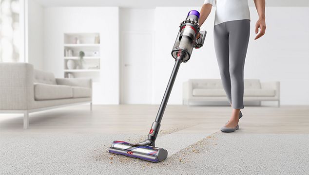 Dyson Outsize cleaning on carpet 