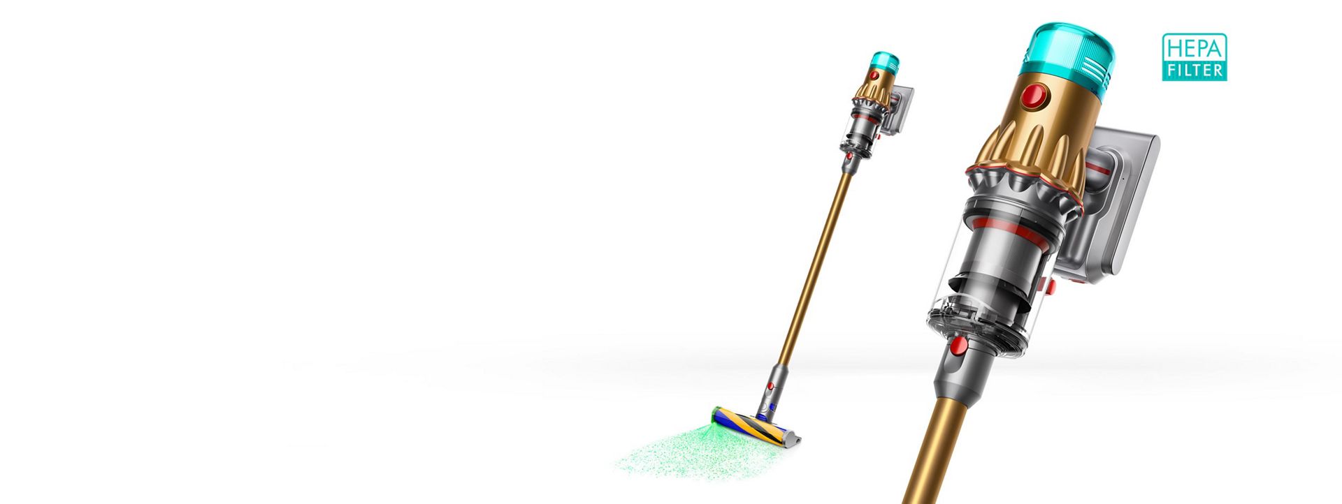 Dyson V12 Detect Slim Absolute with HEPA filtration