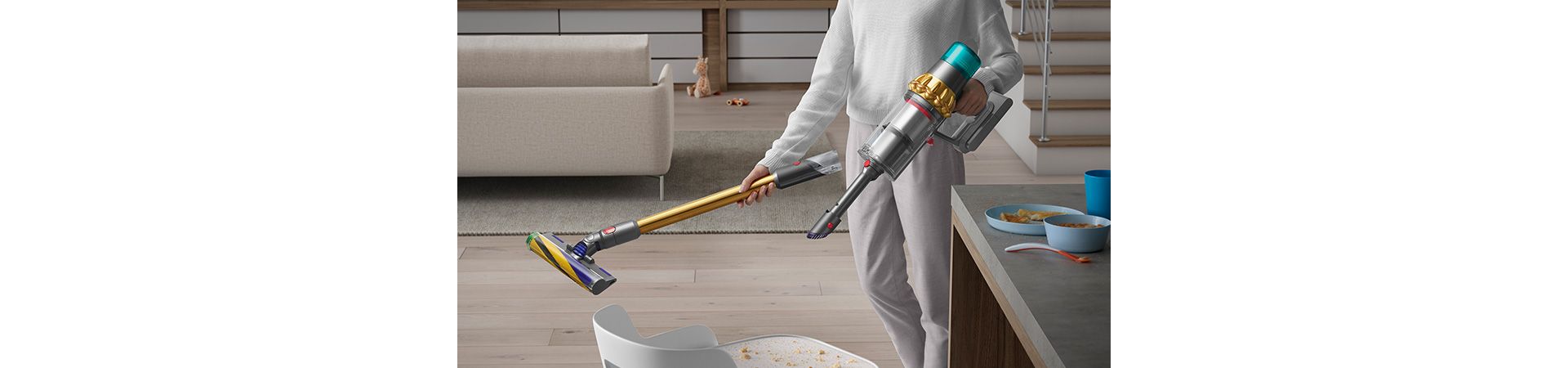 Dyson Built-in dusting and crevice tool