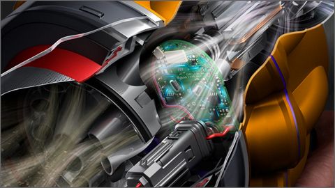 Dust passing the piezo sensor