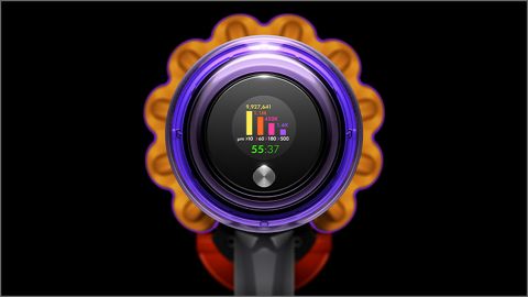 LCD screen counting different sized particles