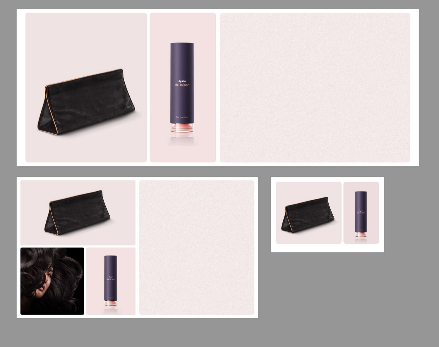 Travel bag and post style serum