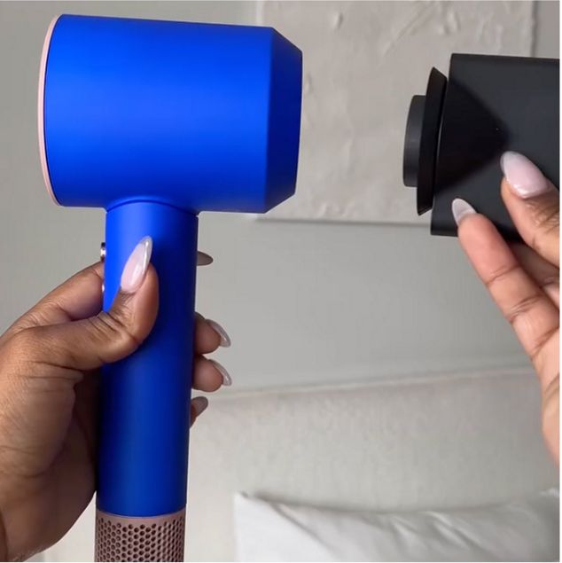 User with a Supersonic in Blue Blush