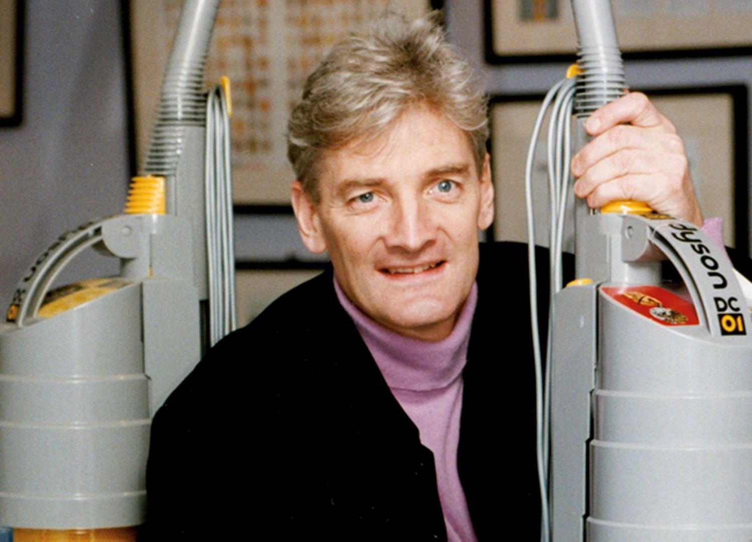 James Dyson with the DC01