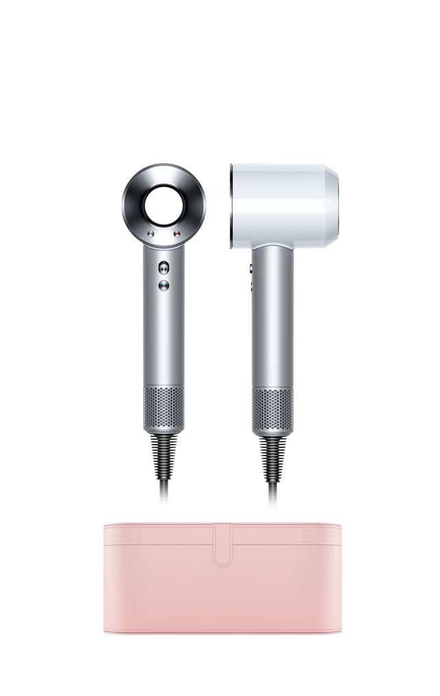 Dyson Supersonic Hair Dryer White Silver With Leather Case Dyson Supersonic Hair Dryer White Silver With Leather Case
