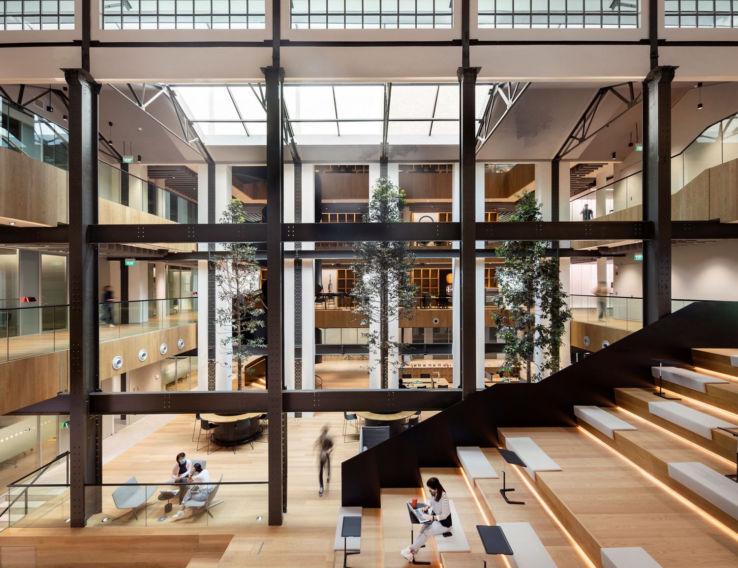 interior of st james power station 