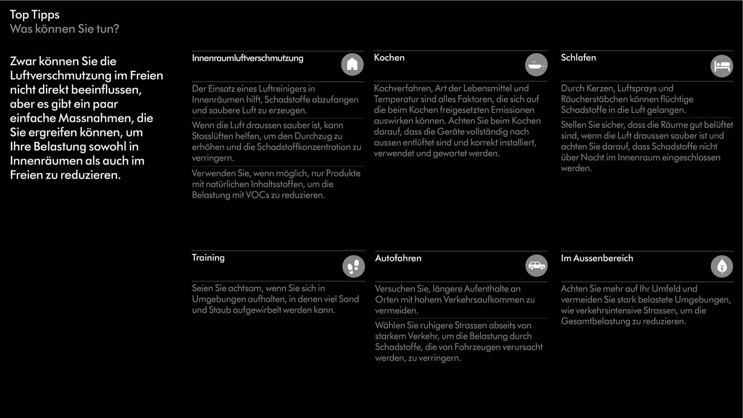 Mujinga Kambundji Luftqualität Dyson