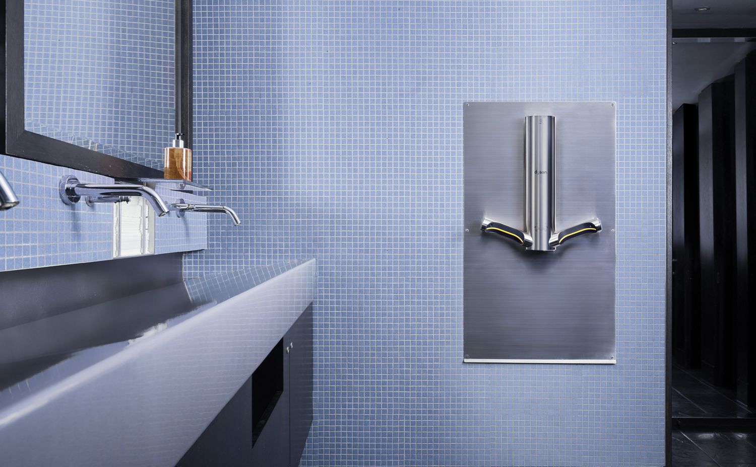 Dyson hand dryer in bathrooms