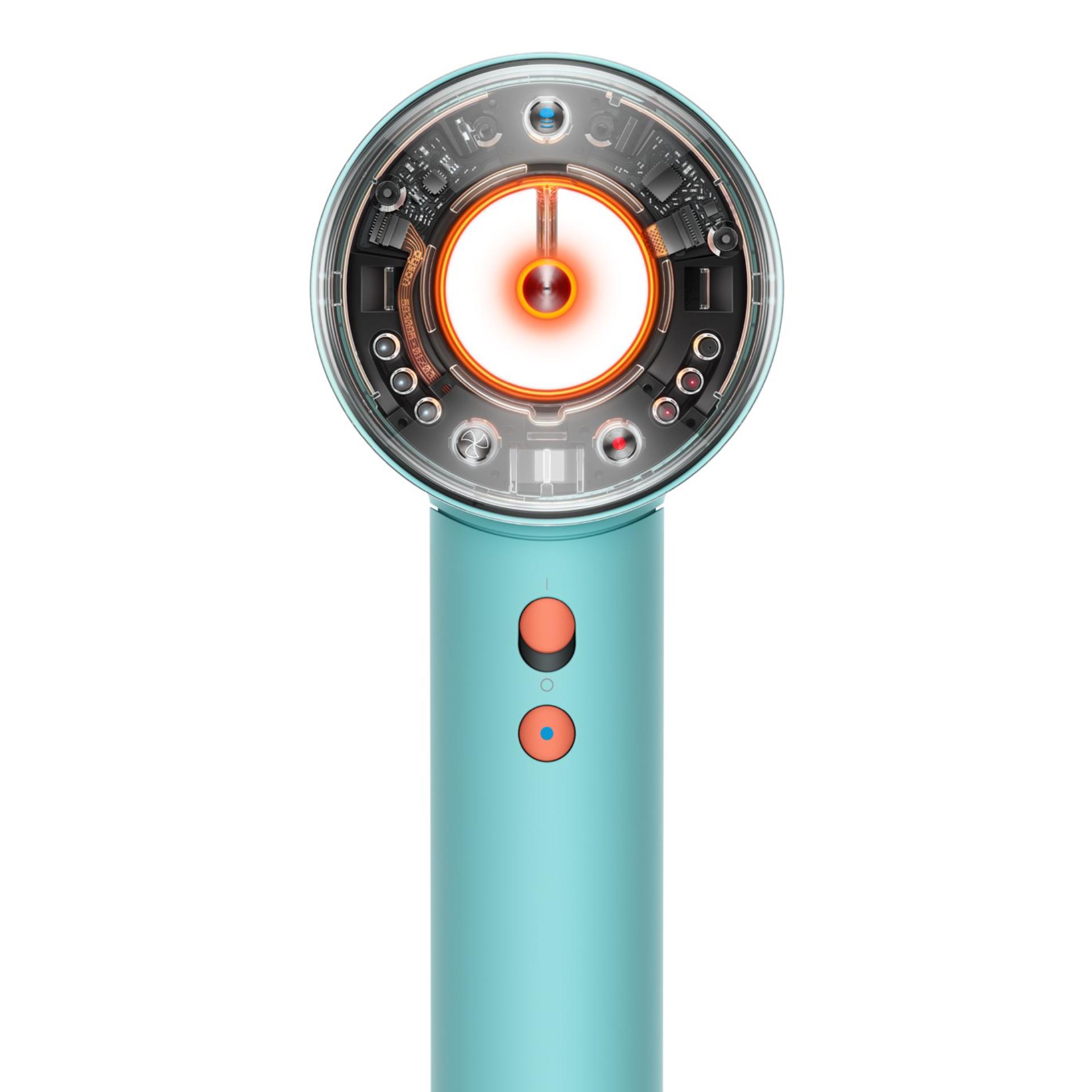 підсвічування капсули змінює колір, щоб показати рівень нагрівання